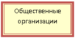 Подпись: Общественные организации