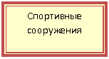Подпись: Спортивные сооружения