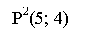 Подпись: P2 (5; 4)