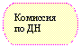 Блок-схема: знак завершения: Комиссия по ДН
