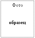 Подпись: Фото
образец