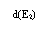 �������: d(E2)