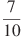 ��������: \frac{7}{10}