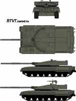 Танк Черный орел Объект 640