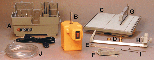 SwapTop table saw parts diagram