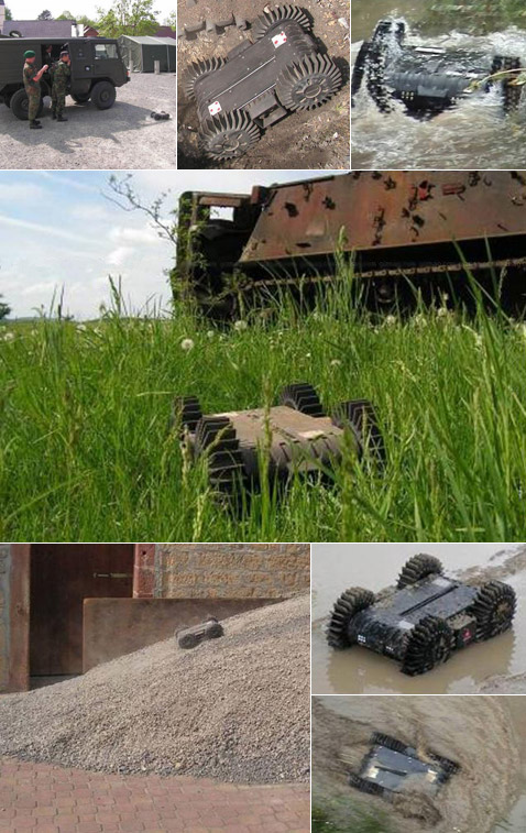 ������ ������� SpyRobot 4WD �� ������ � ������ ��� ELROB 2006 (���������� � ����� gizmag.com).