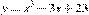 y=x^3 -3x+23