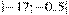 [-17;-0,5]