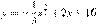 y=-\frac{1}{3}x^{\frac{3}{2}} +2x+16