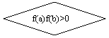 ����-�����: �������: f(a)f(b)>0