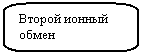 Скругленная прямоугольная выноска: Второй ионный обмен