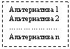 Подпись: Альтернатива 1
Альтернатива 2
………………..
Альтернатива n