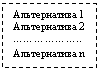 Подпись: Альтернатива 1
Альтернатива 2
………………..
Альтернатива n