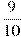 \frac{9}{10}