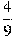 \frac{4}{9}