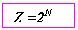 �������: Z =2N 