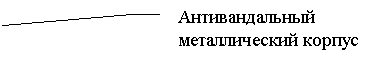 Выноска 3 (без границы): Антивандальный металлический корпус