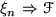 $\xi_n\mbox{ $\Rightarrow$\space }\cal F$