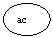Овал: аc
