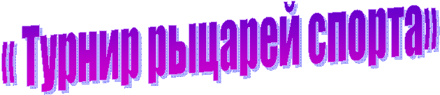 « Турнир рыцарей спорта»