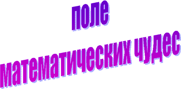 поле
математических чудес