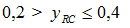 Times New Roman1400,2 > y_RC <= 0,4

