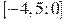 [-4,5;0]