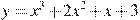 y=x^3+2x^2+x+3