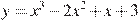 y=x^3-2x^2+x+3