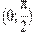 (0;\frac{\pi}{2})