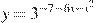 y=3^{-7-6x-x^2}