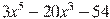 3x^5-20x^3-54