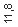�������: 11,8