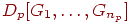 D_p[G_1, \ldots , G_{n_p} ]