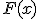 F(x)