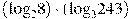 ({{\log }_{2}}8)\cdot ({{\log }_{3}}243)