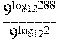 \frac{{{9}^{{{\log