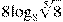 8{{\log }_{8}}\sqrt[5]{8}