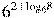{{6}^{2+{{\log }_{6}}8}}