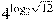 {{4}^{{{\log }_{2}}\sqrt{12}}}