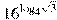 {{16}^{{{\log }_{4}}\sqrt{3}}}