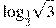 {\log }_{\frac{1}{3}}\sqrt{3}