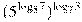 (5^{\log_{5}7})^{\log_{7}3}