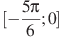 [-\frac{5\pi }{6};0]