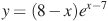 y=(8-x)e^{x-7}