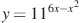 y=11^{6x-x^2}