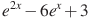 e^{2x}-6e^x+3