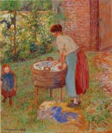 Описание: Camille Pissarro Washerwoman Eragny 1887.jpg (673x799, 187Kb)