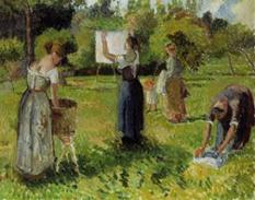 Описание: Camille Pissarro Laundresses at Eragny.jpg (699x550, 99Kb)