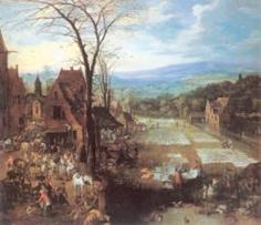 Описание: Joos de Momper II A Flemish Market and Washing-Place.jpg (699x603, 121Kb)
